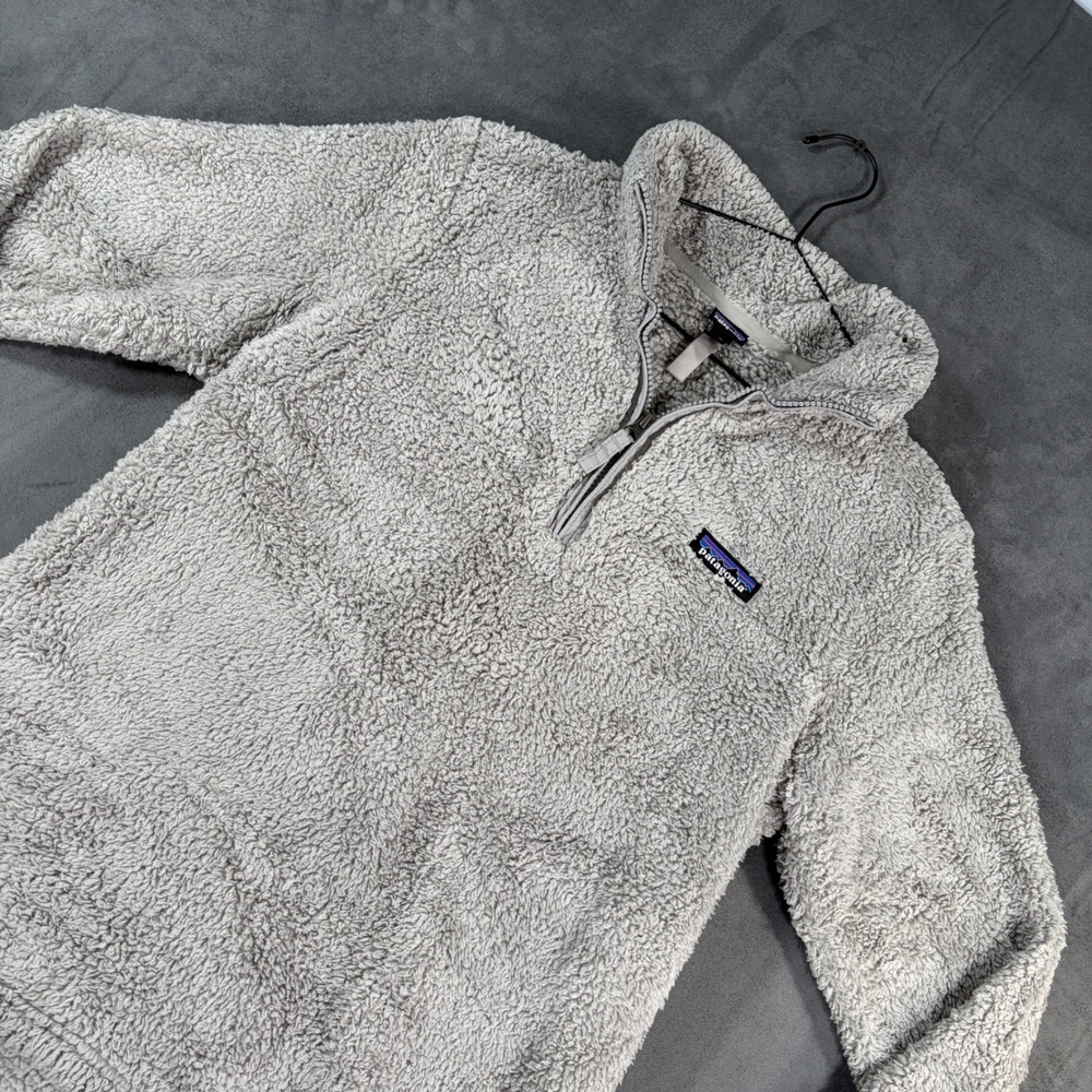 Patagonia Los Gatos 1/4 Zip Fleece Pullover Drift Grey DFTG 25235 Womens Small